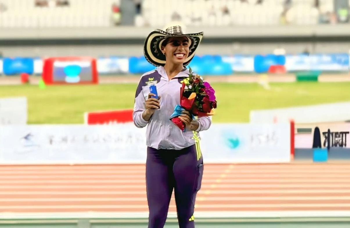 ¡Sonó Vallenato en China! Natalia Linares hizo historia con medalla de plata en la Liga Diamante de Shanghái
